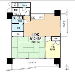 ダイアパレス西公園第2の物件間取画像